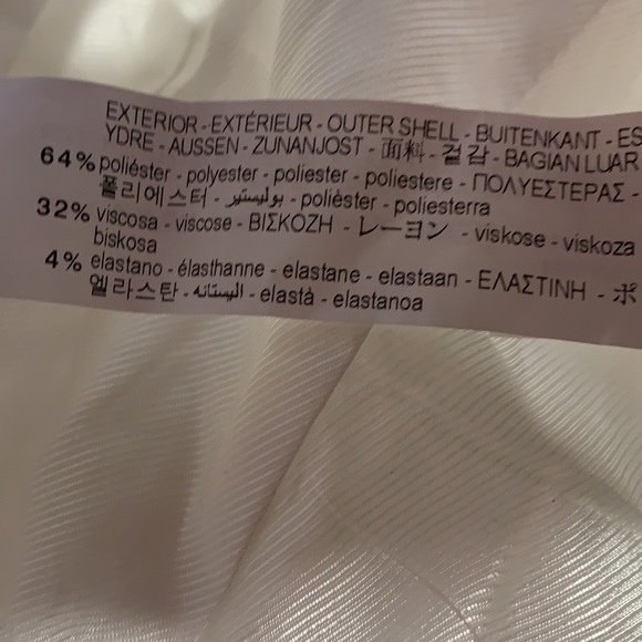 NWT. Zara Oyster White Tailored Double Breasted Blazer. Size S, M. - Picture 9 of 11